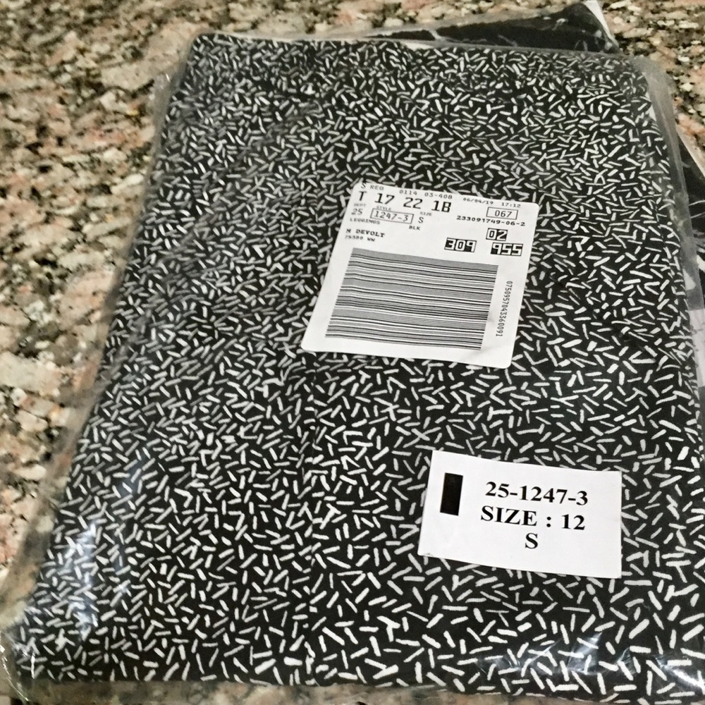Stretch Cotton printed leggings, “Sprinkles”